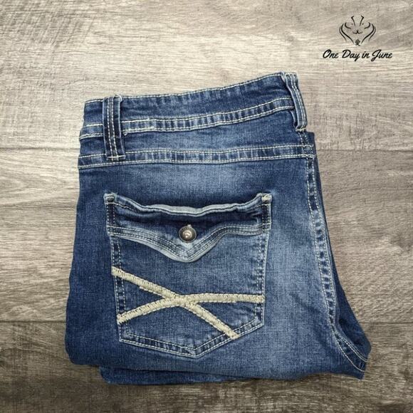 Tk Axel Slim Boot Jeans Size W36 L24 - Picture 5 of 5